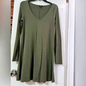 Express Olive Green tunic dress